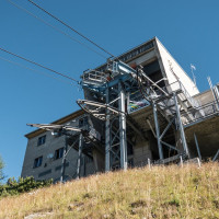 Bergstation der Luftseilbahn Mallnitz-Hochalmblick, September 2025