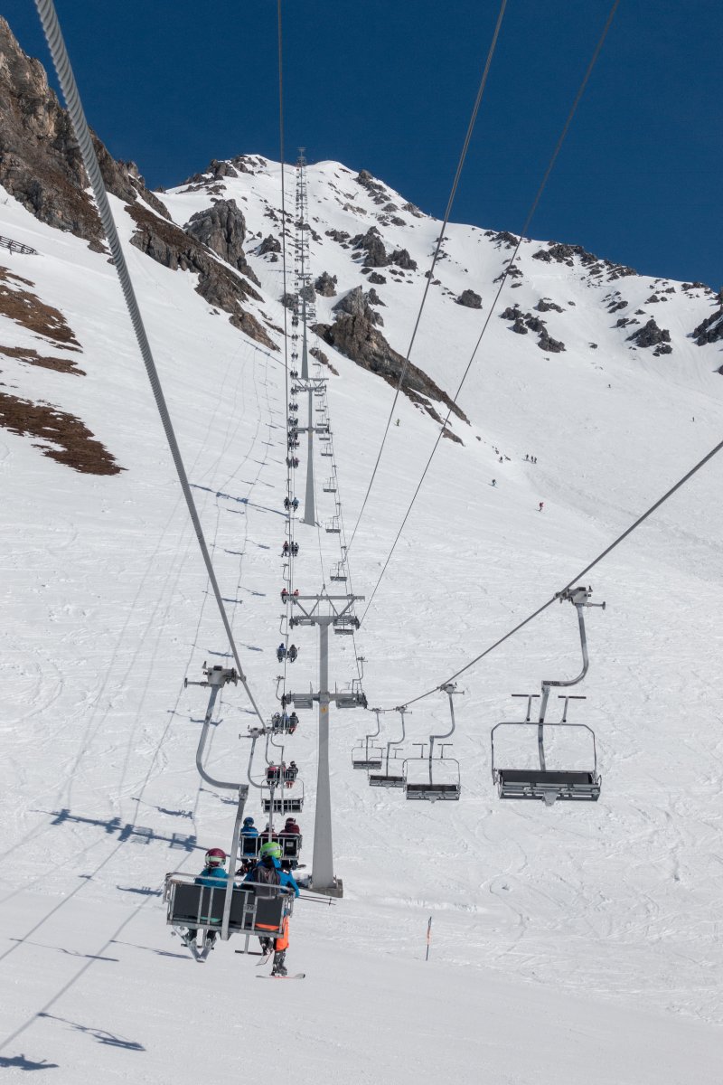 Sesselbahn Schindlergrat, März 2019