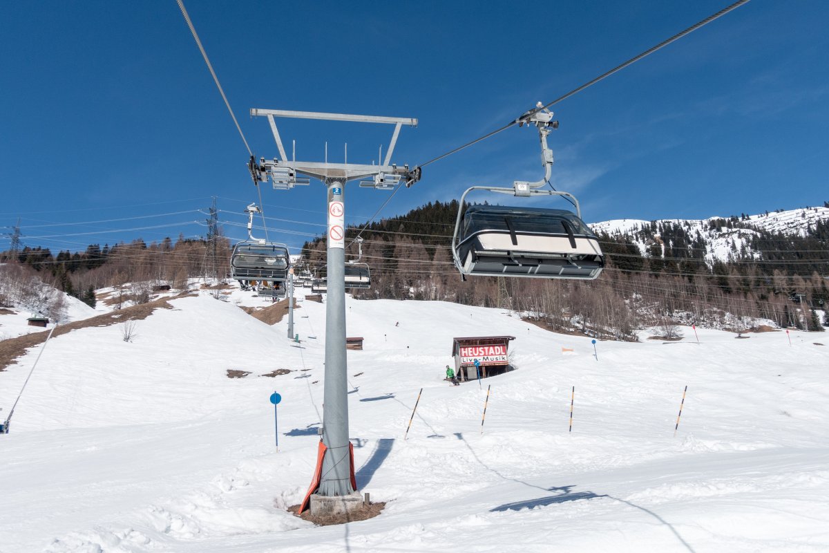 Sesselbahn St. Anton-Gampen, März 2019