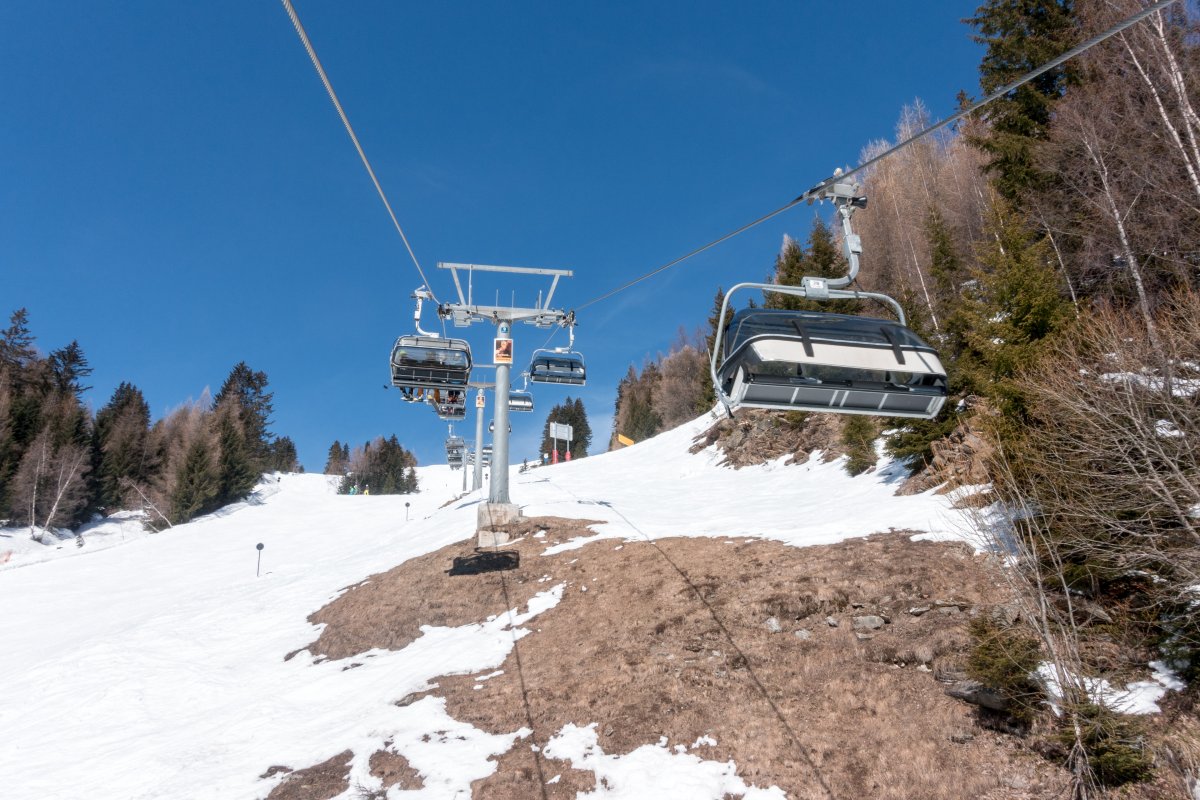 Sesselbahn St. Anton-Gampen, März 2019