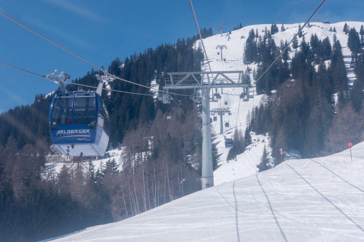 Kabinenbahn St. Anton-Galzig, März 2019