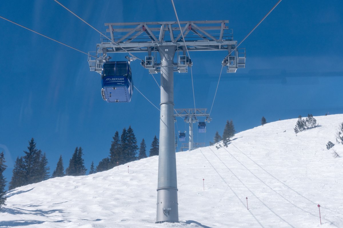 Kabinenbahn St. Anton-Galzig, März 2019
