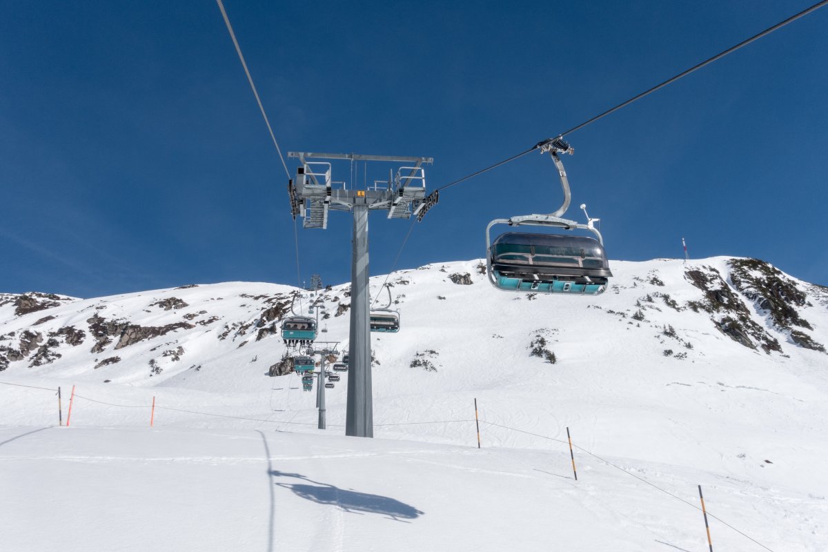 Sesselbahn St. Christoph-Galzig, März 2019