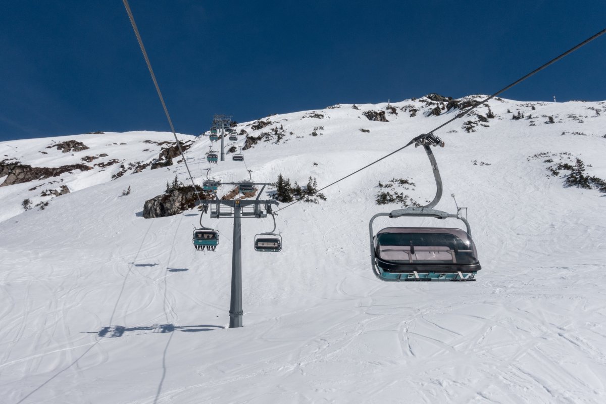 Sesselbahn St. Christoph-Galzig, März 2019