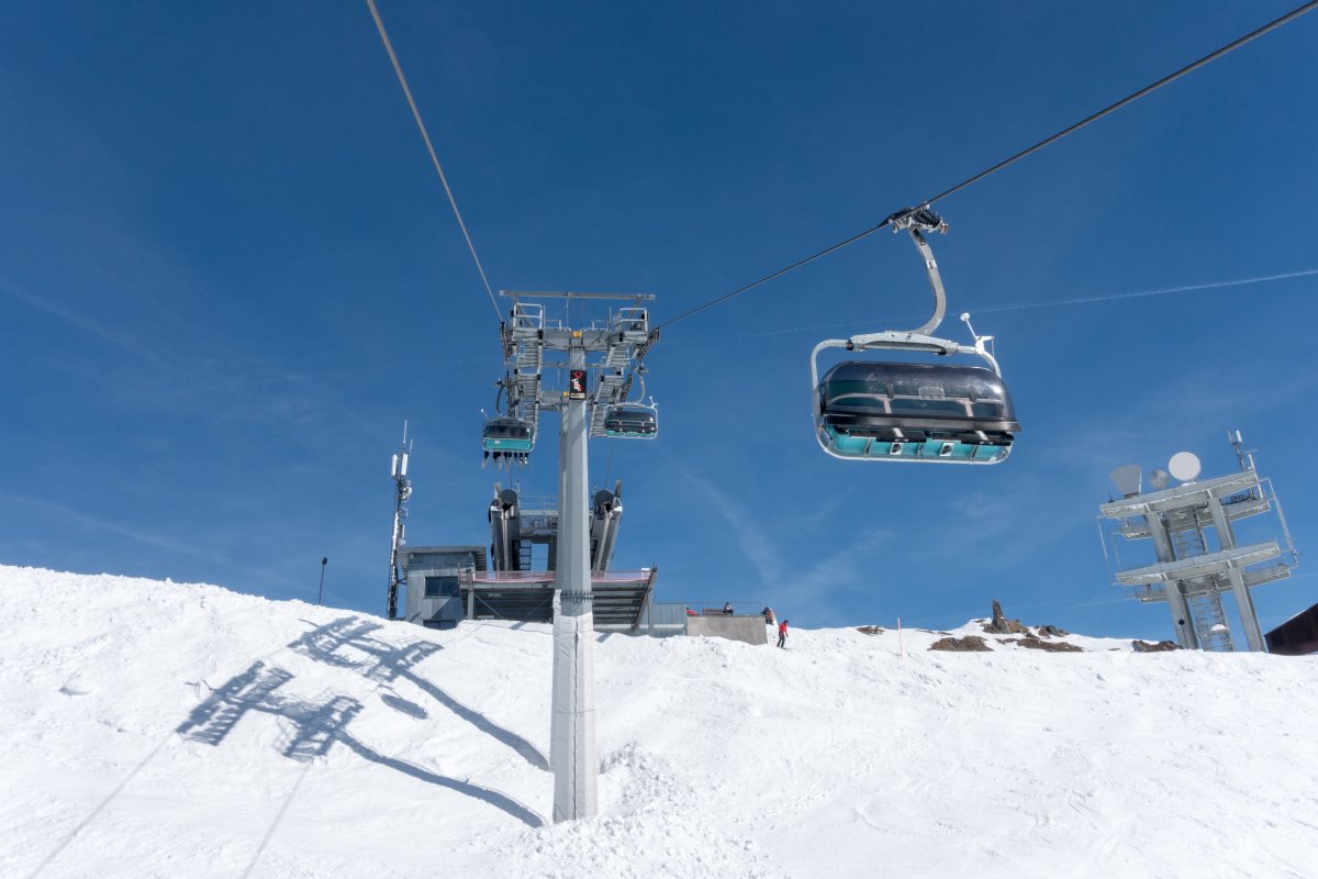 Sesselbahn St. Christoph-Galzig, März 2019
