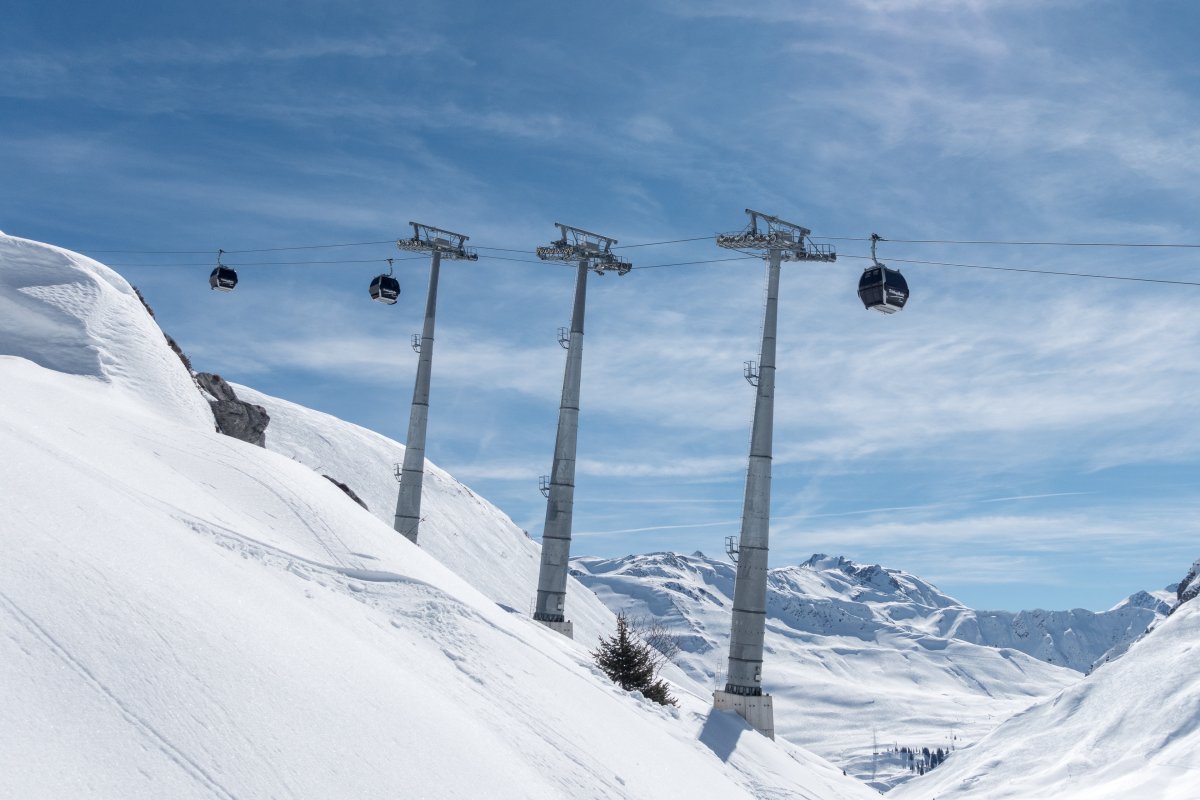 Kabinenbahn Zürs-Flexen, März 2019