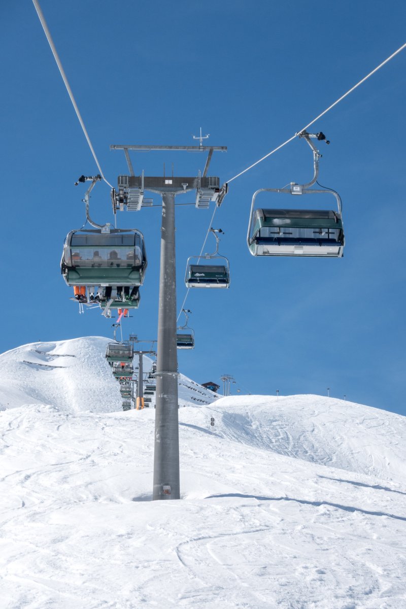 Sesselbahn Zürs-Zürsersee, März 2019