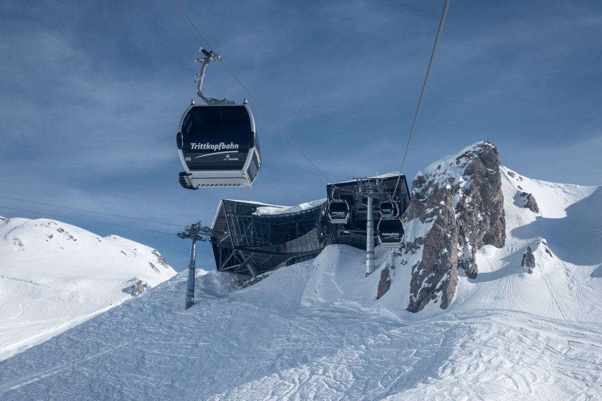 Kabinenbahn Zürs-Flexen, März 2019