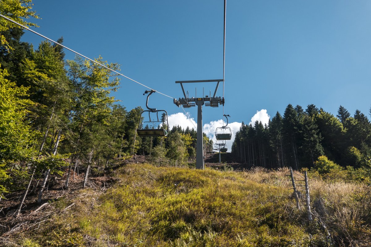 Sesselbahn Arnoldstein-Dreiländereck, September 2025