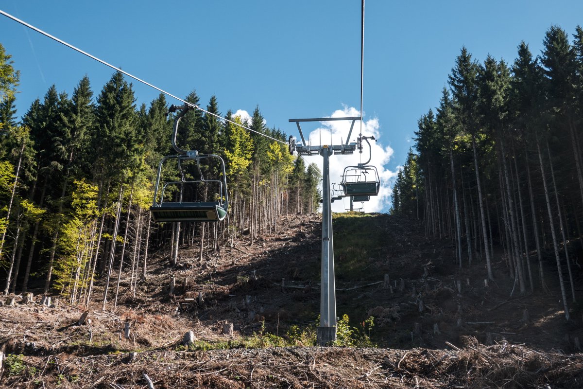 Sesselbahn Arnoldstein-Dreiländereck, September 2025
