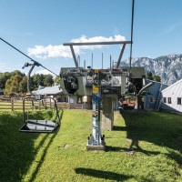 Talstation der Sesselbahn Arnoldstein-Dreiländereck, September 2025