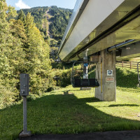 Talstation der Sesselbahn Arnoldstein-Dreiländereck, September 2025