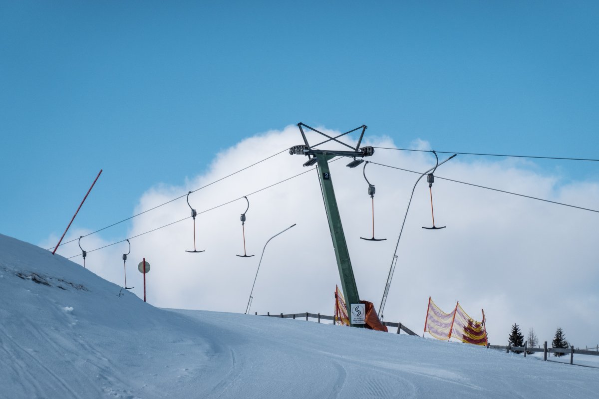 Schlepplift Wiesernock, März 2023