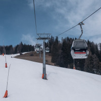 Kabinenbahn St. Oswald-Brunnach, März 2023