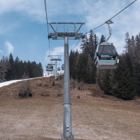 Kabinenbahn St. Oswald-Brunnach, März 2023