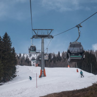 Kabinenbahn St. Oswald-Brunnach, März 2023