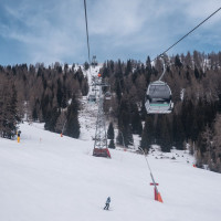 Kabinenbahn St. Oswald-Brunnach, März 2023