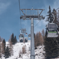 Kabinenbahn St. Oswald-Brunnach, März 2023