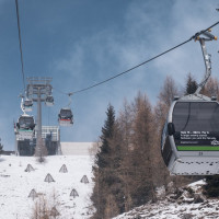 Kabinenbahn St. Oswald-Brunnach, März 2023