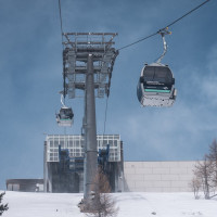 Kabinenbahn St. Oswald-Brunnach, März 2023