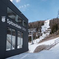 Talstation der Sesselbahn Spitzeck, März 2023