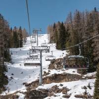 Sesselbahn Spitzeck, März 2023