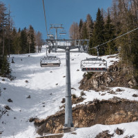 Sesselbahn Spitzeck, März 2023