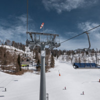 Sesselbahn Scharten, März 2023