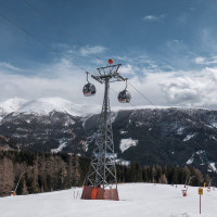 Kabinenbahn St. Oswald-Brunnach, März 2023