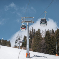 Kabinenbahn St. Oswald-Brunnach, März 2023