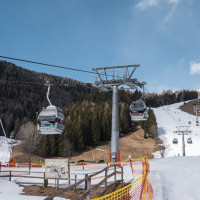 Kabinenbahn St. Oswald-Brunnach, März 2023