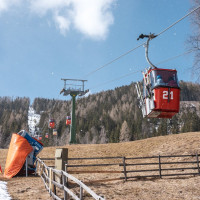 Kabinenbahn Staudach-Nockalm, März 2023