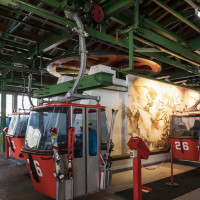 Talstation der Kabinenbahn Staudach-Nockalm, März 2023