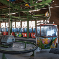 Talstation der Kabinenbahn Staudach-Nockalm, März 2023