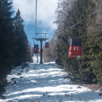 Kabinenbahn Staudach-Nockalm, März 2023