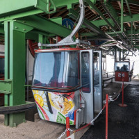 Bergstation der Kabinenbahn Staudach-Nockalm, März 2023