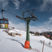 Kabinenbahn Staudach-Nockalm, März 2023