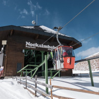 Bergstation der Kabinenbahn Staudach-Nockalm, März 2023