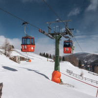 Kabinenbahn Staudach-Nockalm, März 2023