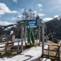 Bergstation der Sesselbahn Sonnwiesen 1, März 2023