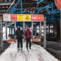Talstation der Sesselbahn Bad Kleinkirchheim-Maibrunn, März 2023