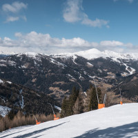Abfahrt am Schlepplift Sonnenhang, März 2023