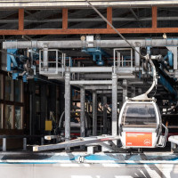 Talstation der Kabinenbahn Bad Kleinkirchheim-Waldtratte, März 2023