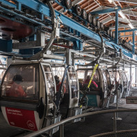 Talstation der Kabinenbahn Bad Kleinkirchheim-Waldtratte, März 2023