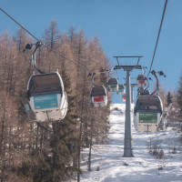 Kabinenbahn Waldtratte-Kaiserburg, März 2023