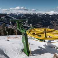 Bergstation des Schlepplifts Sonnenhang, März 2023