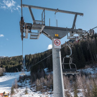 Sesselbahn Bad Kleinkirchheim-Maibrunn, März 2023