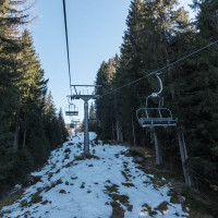 Sesselbahn Bad Kleinkirchheim-Maibrunn, März 2023