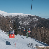 Kabinenbahn Staudach-Nockalm, März 2023