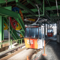 Bergstation der Kabinenbahn Staudach-Nockalm, März 2023